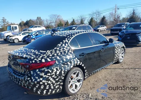 2019 Alfa Romeo Giulia Ti Awd from USA, damaged, VIN ZARFANBN0K7602507